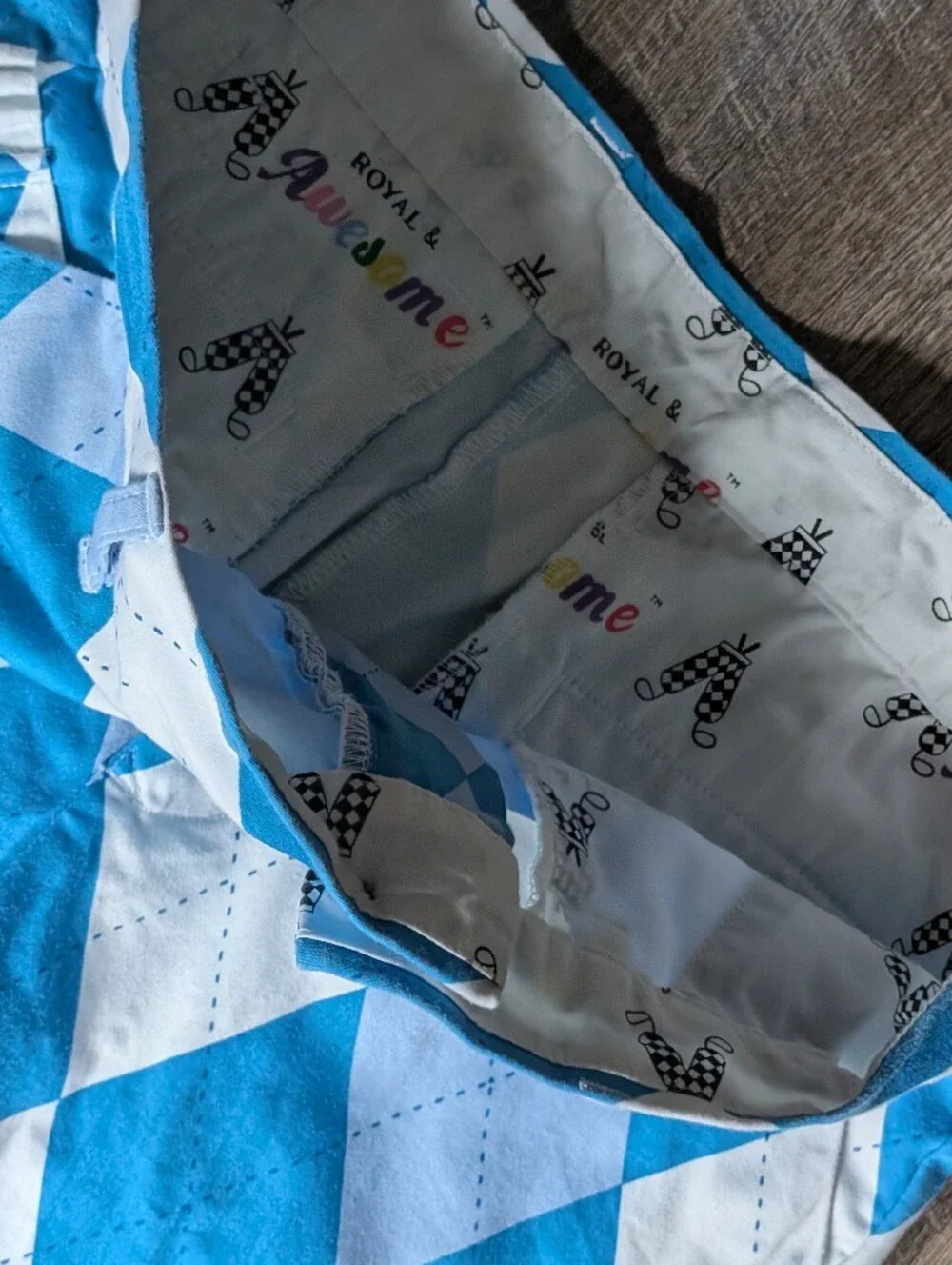 Royal & Awesome Kids Golf Short Boys Size M